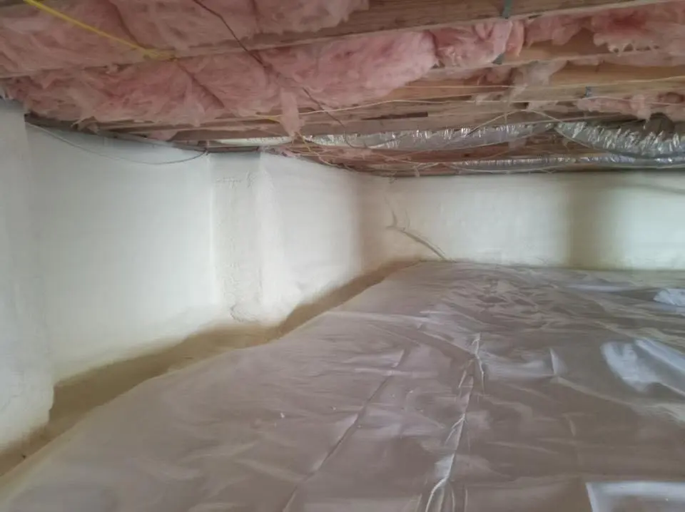 Crawl space encapsulation with closed-cell spray foam for Roof Maintenance in Broken Arrow