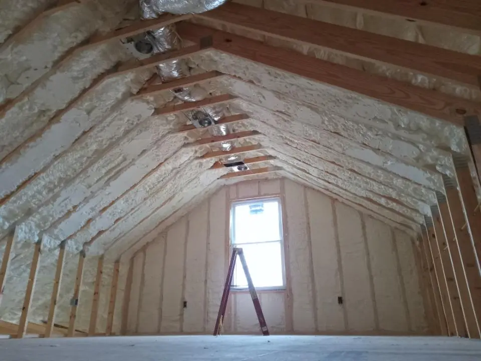 Spray foam roofing application for Crawl Space Insulation project in Broken Arrow